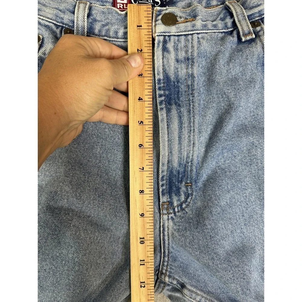 VTG‎ Chaps Ralph Lauren Jean 36x32 Blue Stone Wash Straight Classic Fit 90s Y2K
